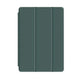Shockproof Silicone iPad Air 4 Cover with Pencil Slot and Smart Wake - Dark Green