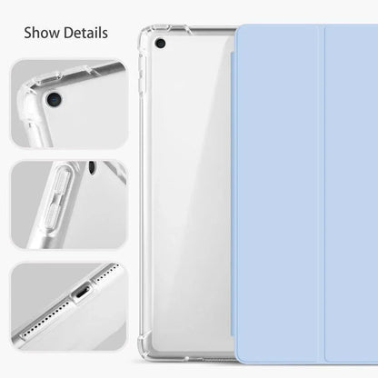 Shockproof Silicone iPad Air 4 Cover with Pencil Slot and Smart Wake - Dark Green