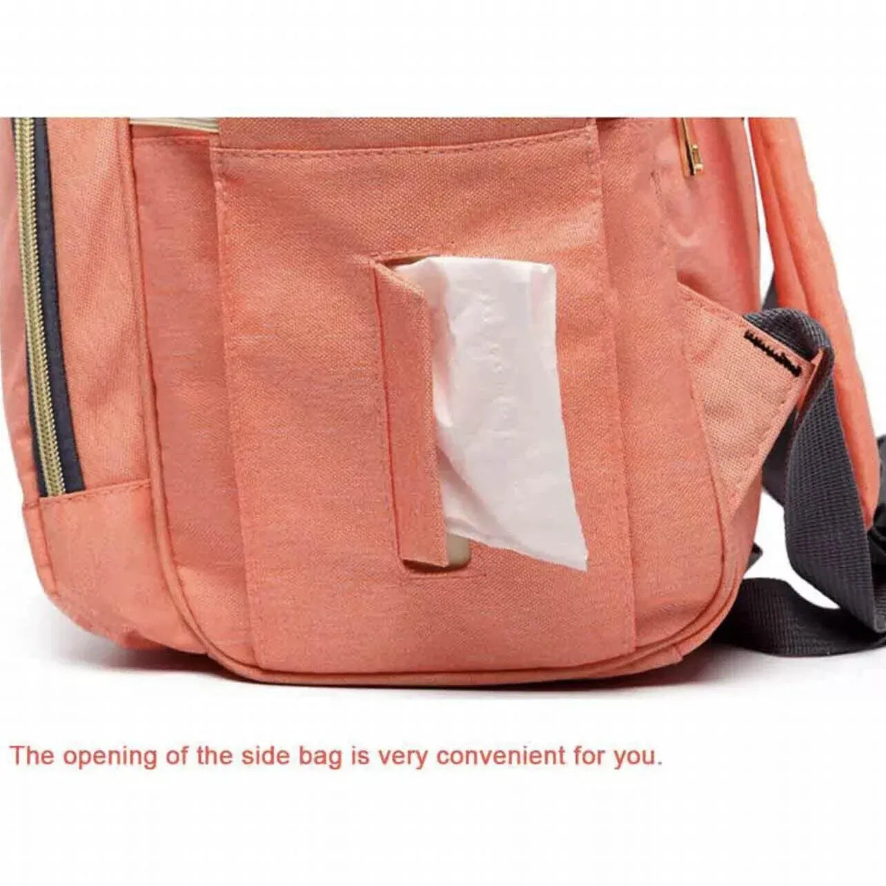 Luxury Multifunctional Diaper Nappy Backpack Maternity Mummy Changing Bag - Navy