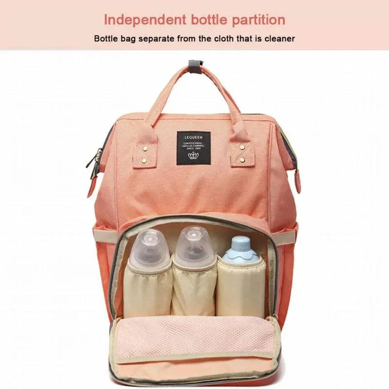 Luxury Multifunctional Diaper Nappy Backpack Maternity Mummy Changing Bag - Navy