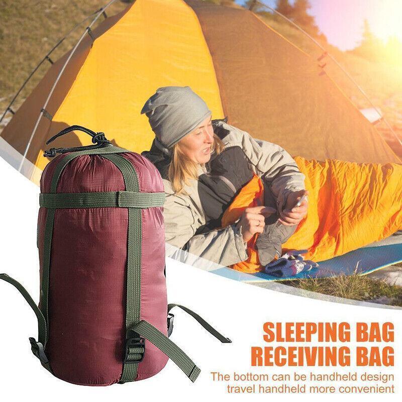 Camping Sleeping Bag Compression Sack Waterproof Outdoor Storage Bag - Lake Blue - Mekamart Australia