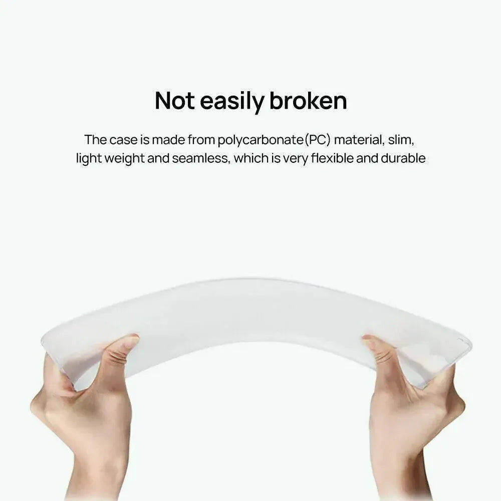 Frosted Transparent Case with Keyboard Cover for MacBook 13 to 16 Inch - Mackbook 15.4 Pro (A1707/A1190)