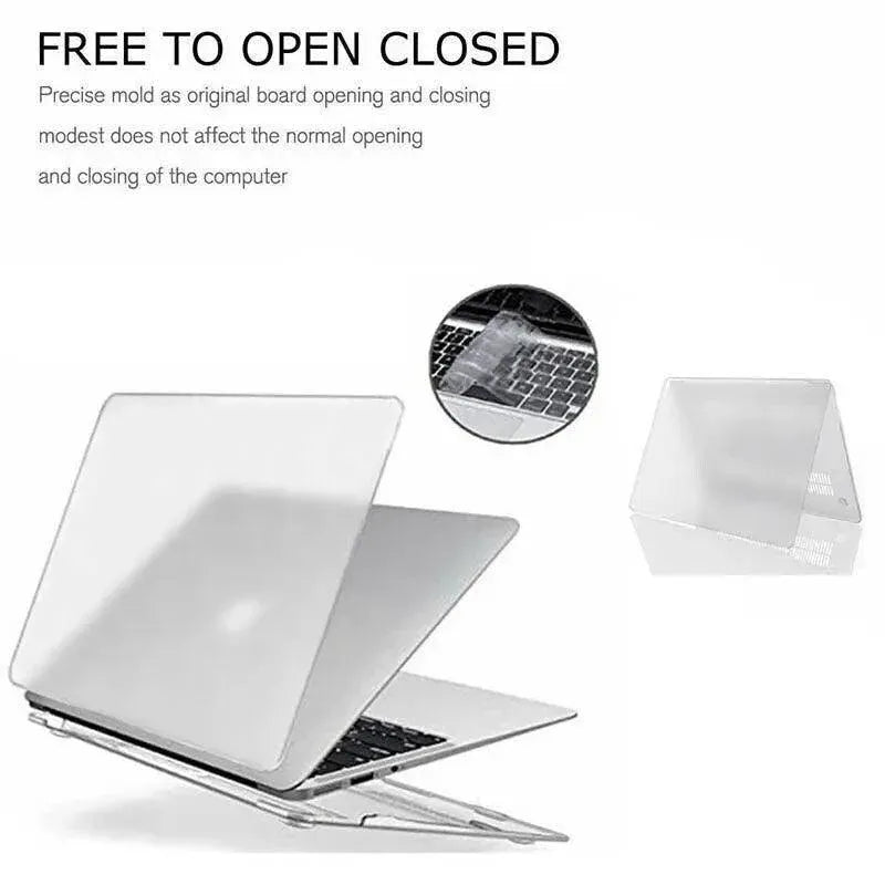 Frosted Transparent Case with Keyboard Cover for MacBook 13 to 16 Inch - Mackbook 15.4 Pro (A1707/A1190)