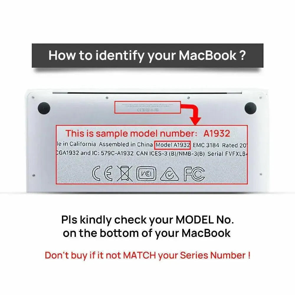 Frosted Transparent Case with Keyboard Cover for MacBook 13 to 16 Inch - Mackbook 16 Pro (A2141)