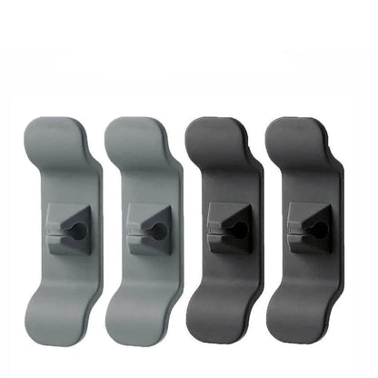 Cord Organizer Wrap Holder 4pcs Kitchen Appliance Cable Winder Adhesive Clip - 4PCS White - Mekamart Australia