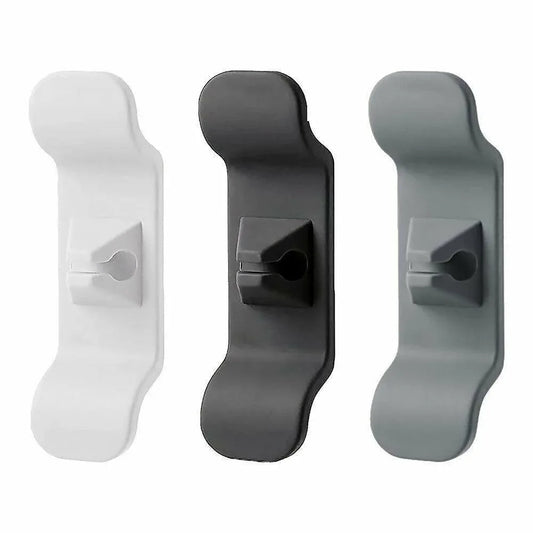 Cord Organizer Wrap Holder 4pcs Kitchen Appliance Cable Winder Adhesive Clip - 2PCS White+2PCS Black - Mekamart Australia