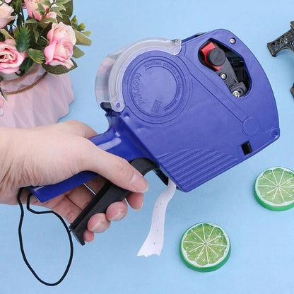Tag Gun Labeller Kit With 6 Rolls Labels And 5 Inks Roller - Yellow