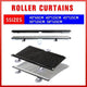 Silver Roller Blinds Suction Cup Sunshade Blackout Curtains Car Home Window Curtains - 40 X 60 CM - Mekamart Australia