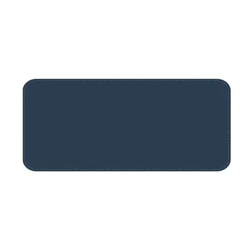Large Leather Mouse Pad 80x40cm Desk Mat Gaming Extended Waterproof Anti Slip - Light Blue