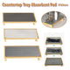 Countertop Absorbent Drainage Mat Sink Splash Pad Bathroom Tray Water Catcher - Dark Grey - Mekamart Australia