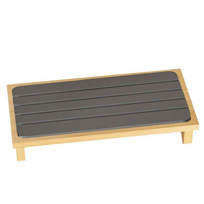 Countertop Absorbent Drainage Mat Sink Splash Pad Bathroom Tray Water Catcher - Dark Grey - Mekamart Australia