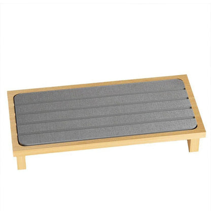Countertop Absorbent Drainage Mat Sink Splash Pad Bathroom Tray Water Catcher - Dark Grey - Mekamart Australia