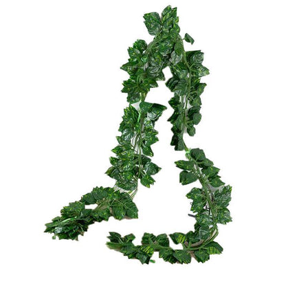 12 X 2M Artificial Ivy Vine Fake Foliage Flower Hanging Leaf Garland Plant Party - Scindapsus Leaves - Mekamart Australia