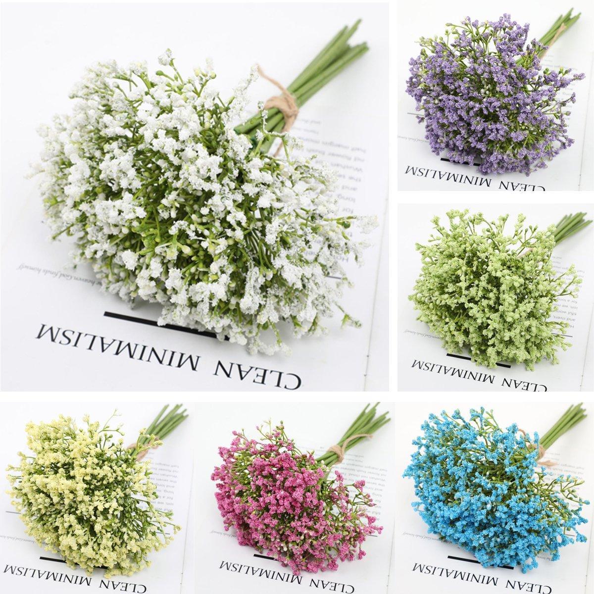 16pcs Artificial Foam Full Star Flowers Wedding Bouquet Home Decor Simulation - Green - Mekamart Australia
