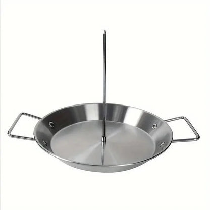 Stainless Steel Vertical Skewer Grill Pan Barbecue Kebab Rack Grill Cooking Tool - Mekamart Australia