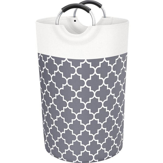 82L Large Capacity Laundry Basket for Dirty Clothes Toy Storage and Organizing - Grey