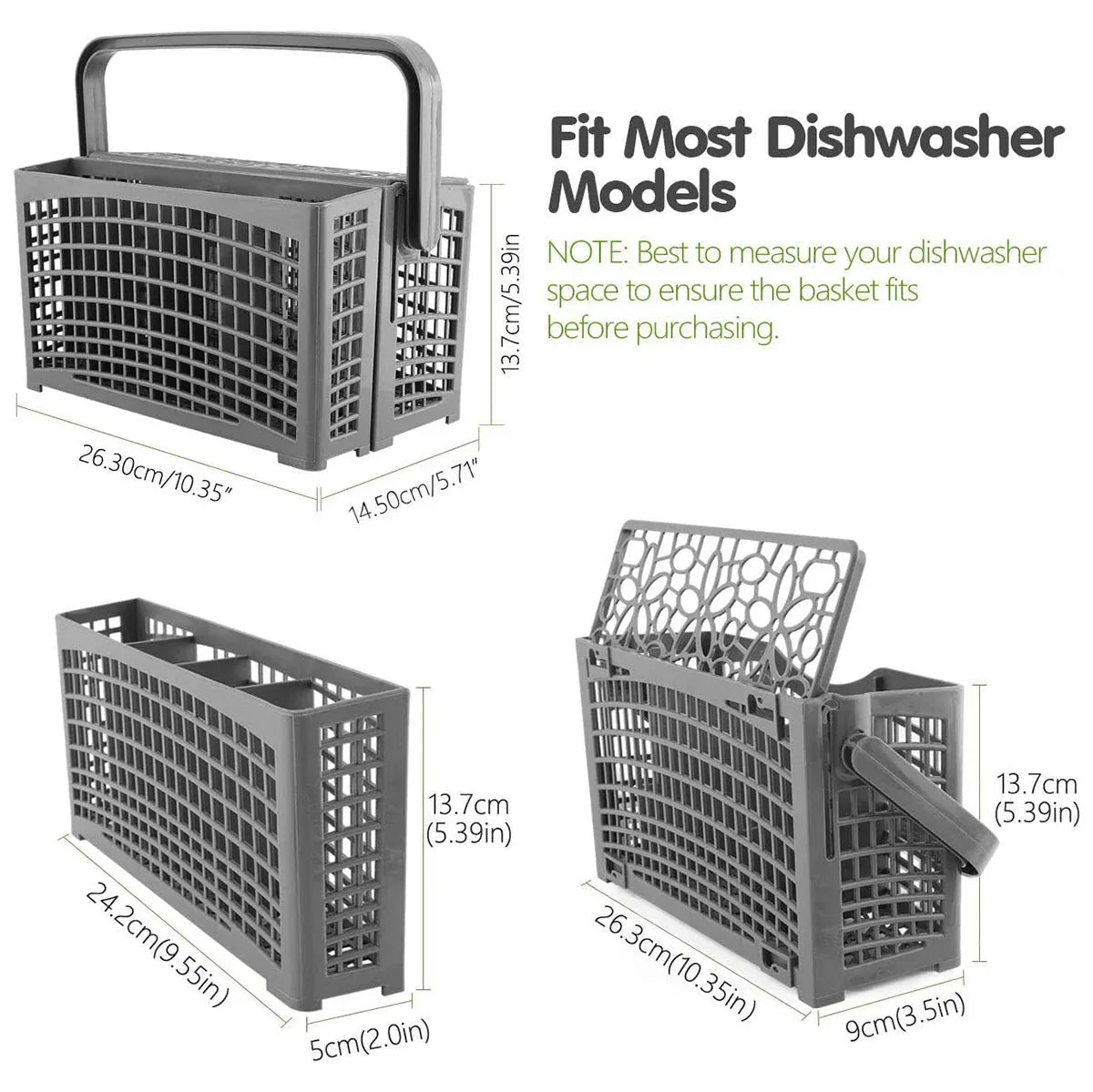 Dishwasher Basket Tableware Knife Fork Storage Box for Kitchen Storage Box - Mekamart Australia
