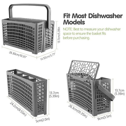 Dishwasher Basket Tableware Knife Fork Storage Box for Kitchen Storage Box - Mekamart Australia