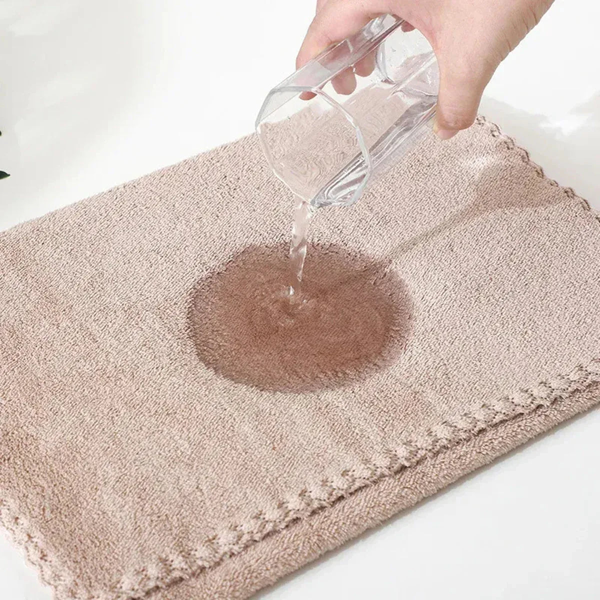 Coral Velvet Towel Set Bath Towels Soft Absorbent Quick Dry Face Hand Cloth Home - Blue - Mekamart Australia