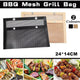 24x14CM BBQ Grilling Mesh Reusable Bag Outdoor Camping Barbecue Grill Mats Cooking Pads - Copper - Mekamart Australia