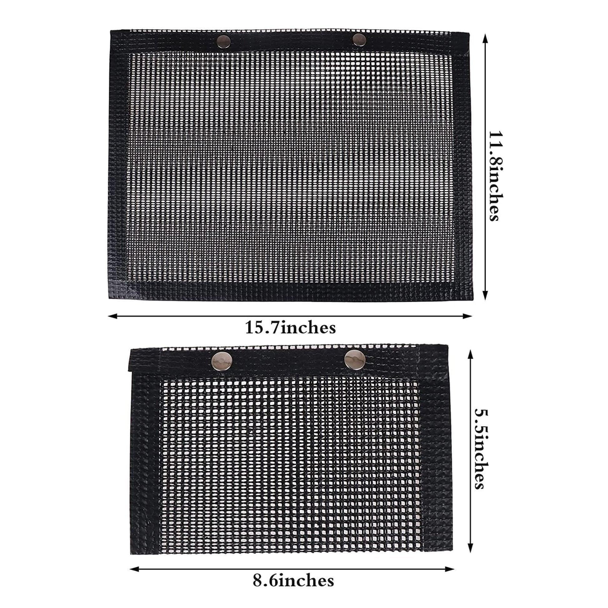 24x14CM BBQ Grilling Mesh Reusable Bag Outdoor Camping Barbecue Grill Mats Cooking Pads - Copper - Mekamart Australia