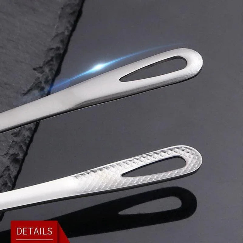 24/28Cm Stainless Steel Kitchen Grill Straight Tweezers Bbq Food Tongs Tools - 24CM - Mekamart Australia