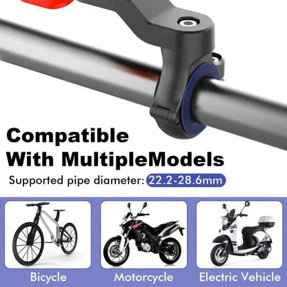 Universal Bike Motorcycle Phone Holder Mount for Handlebar 4.7–7.2 inch
