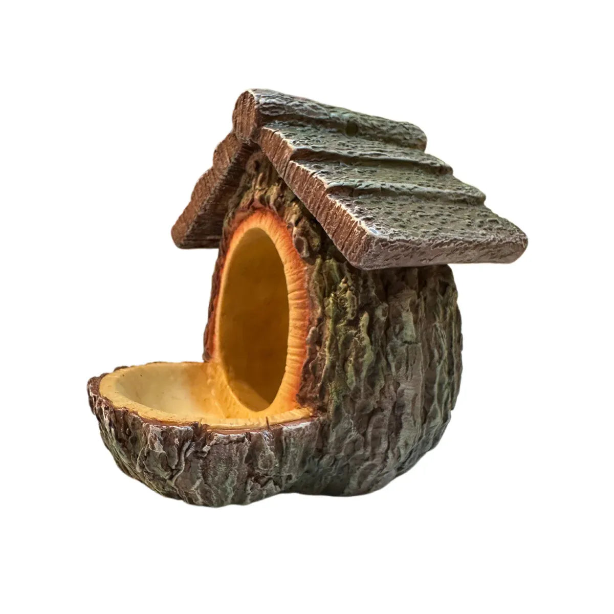 Bird Nest Bird Feeder Outdoor Garden Resin for Birds Backyard Patio Decor
