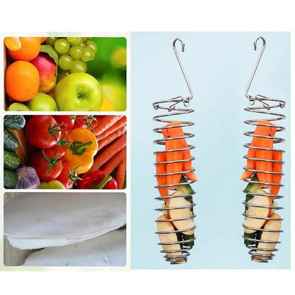 Stainless Steel Parrot Feeder Hanging Type Durable for Bird Cage Food Container