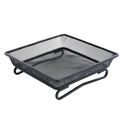 Bird Feeder Metal Square Ground Mesh Tray Feeder Garden Yard Wild Bird Feeding