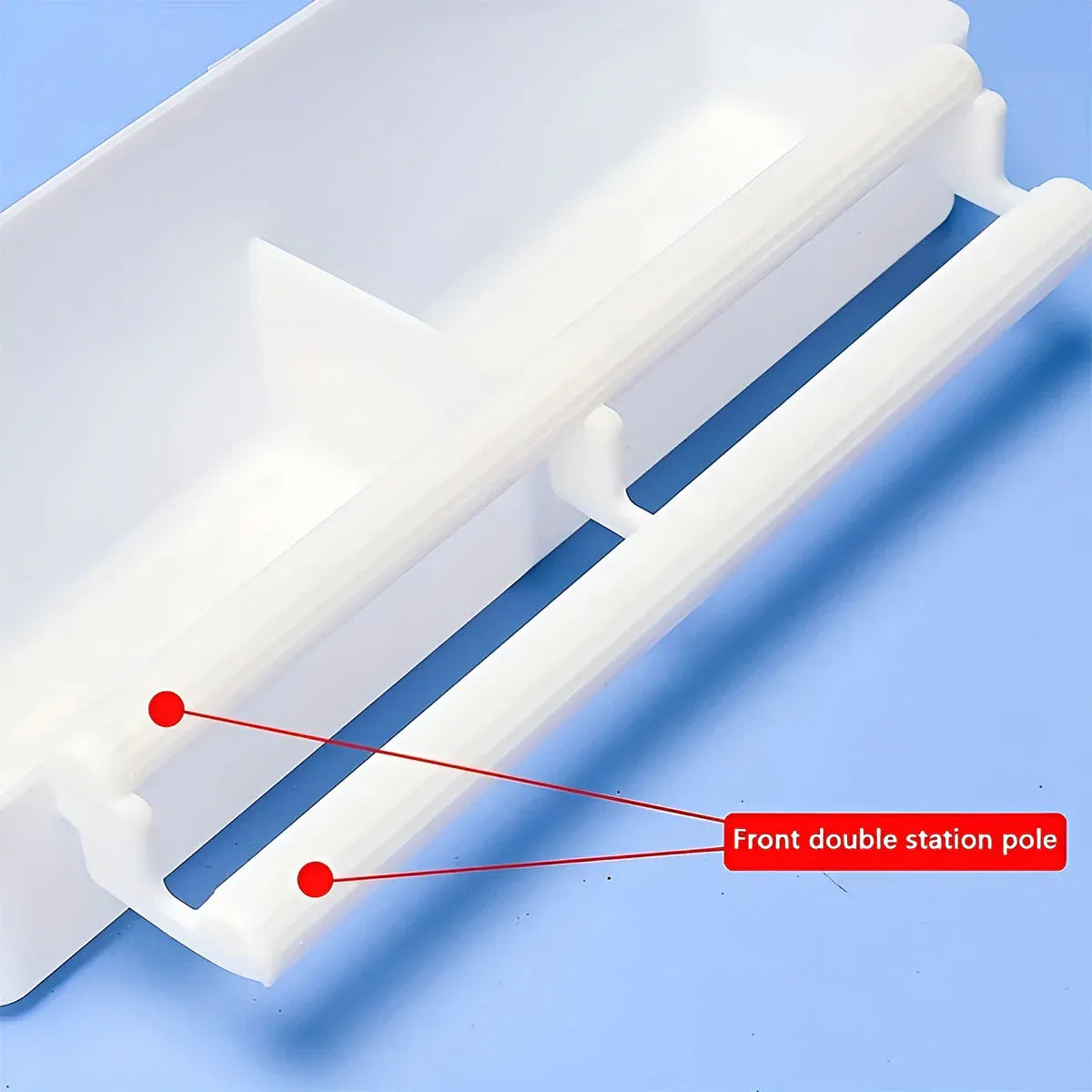 Bird Food Feeder Trough Box Water Bowl Container Cage Accessories Easy Install