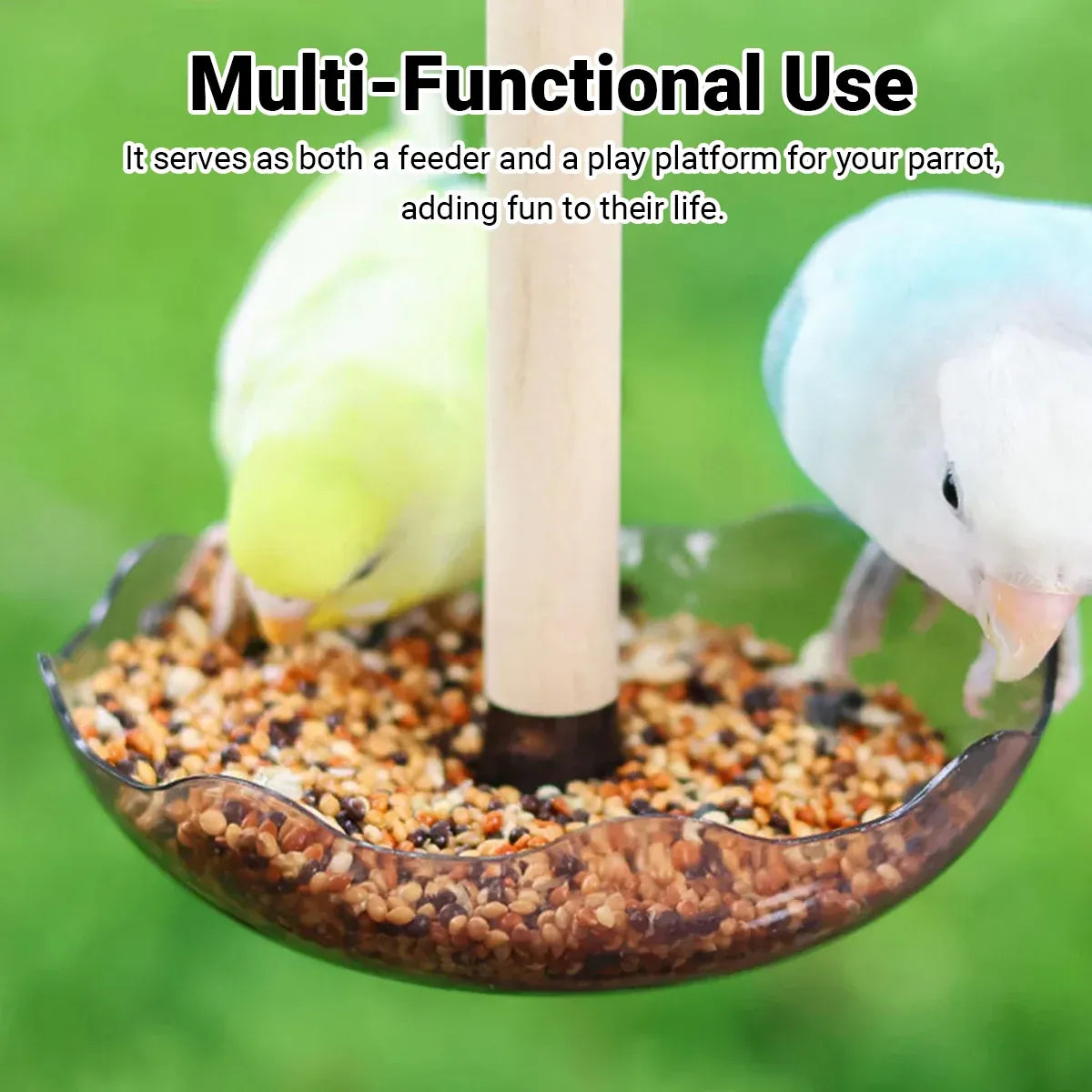 Hanging Bird Feeder for Garden Yard Patio Wild Birds with Easy Fill Design