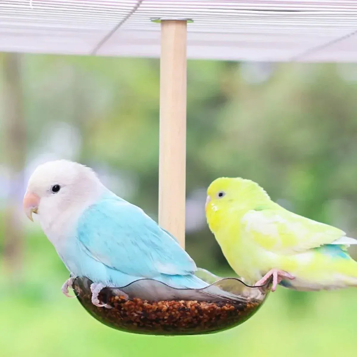 Hanging Bird Feeder for Garden Yard Patio Wild Birds with Easy Fill Design