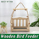 Outdoor Hanging Wooden Bird Feeder Garden Wild Bird Feeding Station House