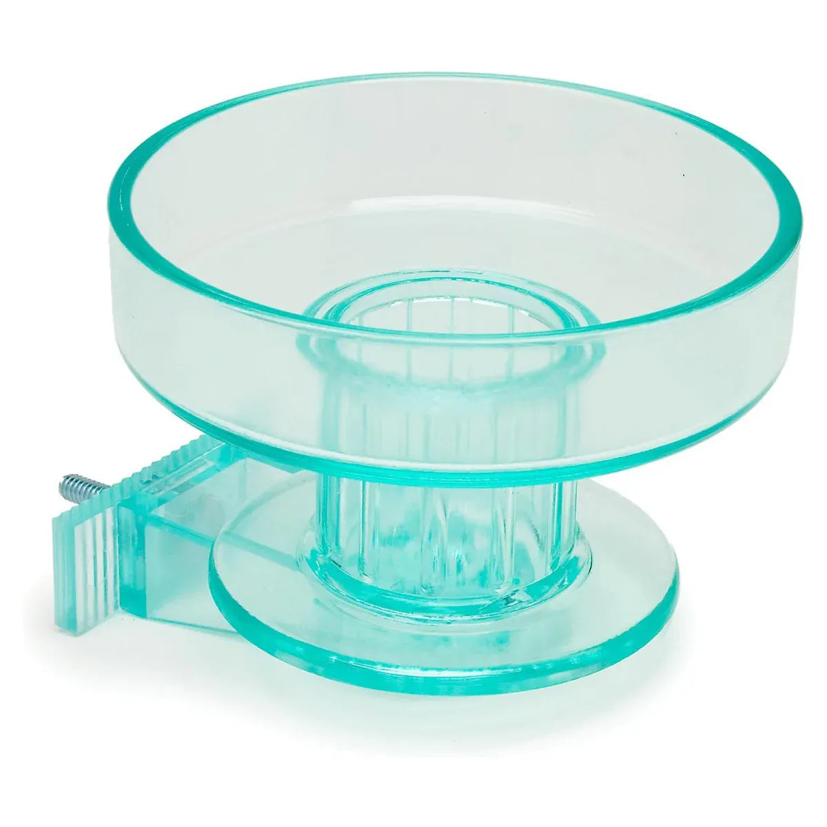 Bird Cage Bath Feeder Bowl Removable PP Plastic Quick Lock Parrot Cockatiel