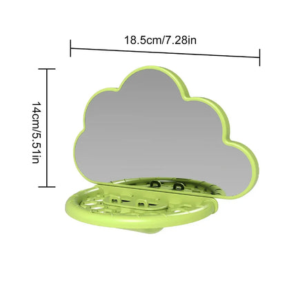 Parrot Bird Mirror Toy Stand Platform Perch Mirror Station Cage Training Play
