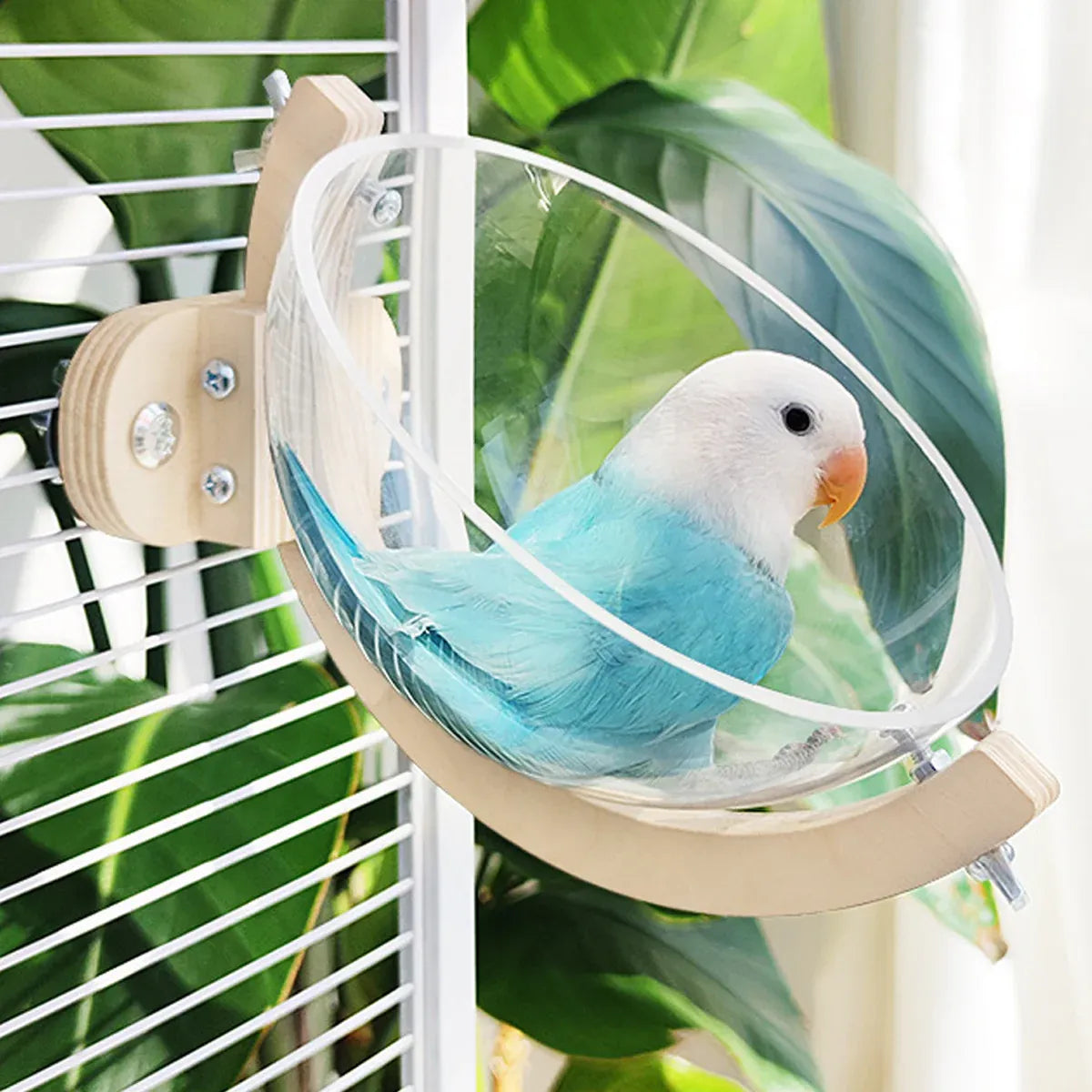 Parrot Rest Bird Nest Breathable for Small Parrots Comfortable Washable Durable - Fixed Style