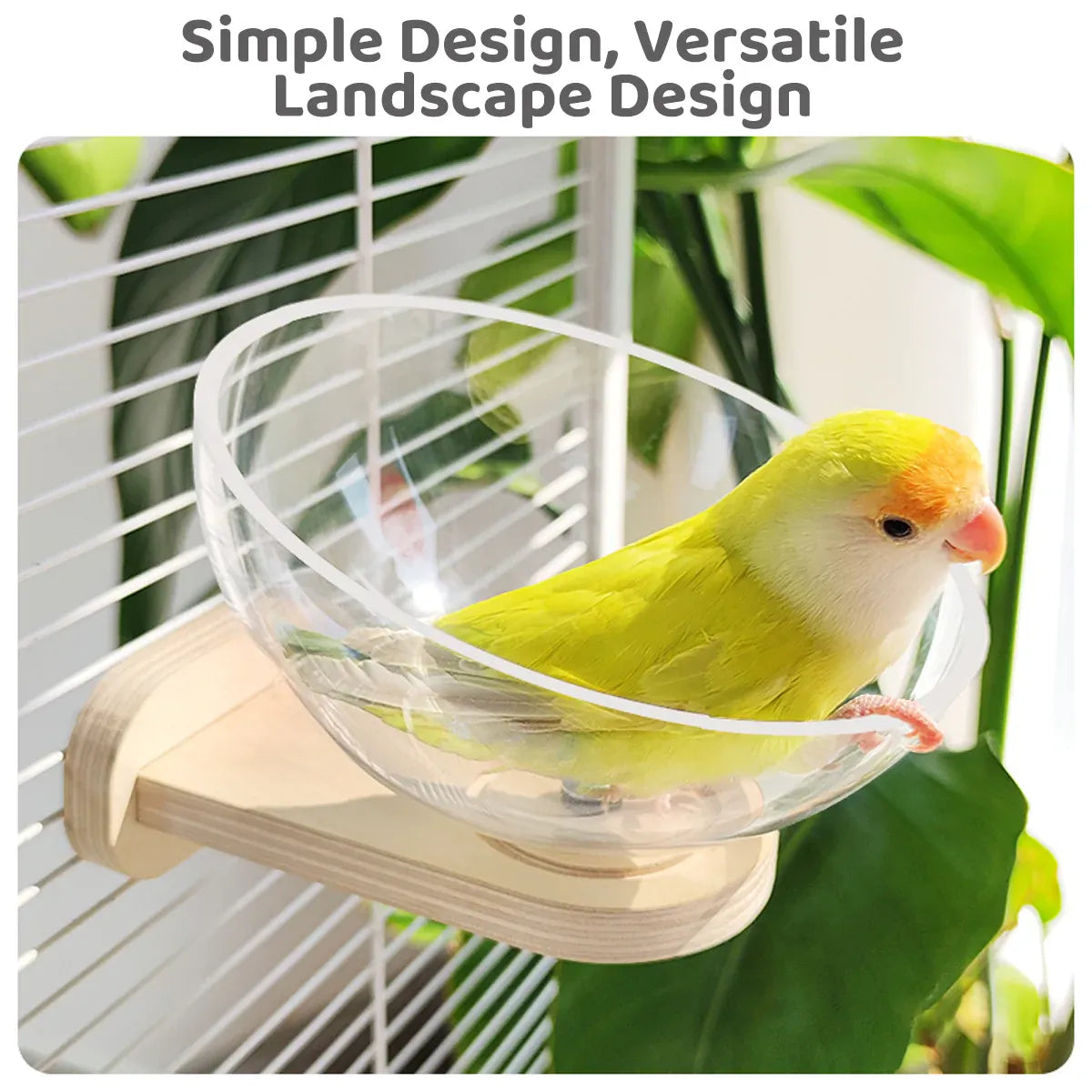 Parrot Rest Bird Nest Breathable for Small Parrots Comfortable Washable Durable - Fixed Style