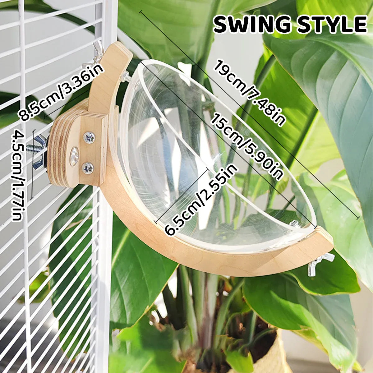 Parrot Rest Bird Nest Breathable for Small Parrots Comfortable Washable Durable - Fixed Style