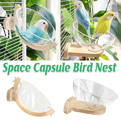 Parrot Rest Bird Nest Breathable for Small Parrots Comfortable Washable Durable - Fixed Style