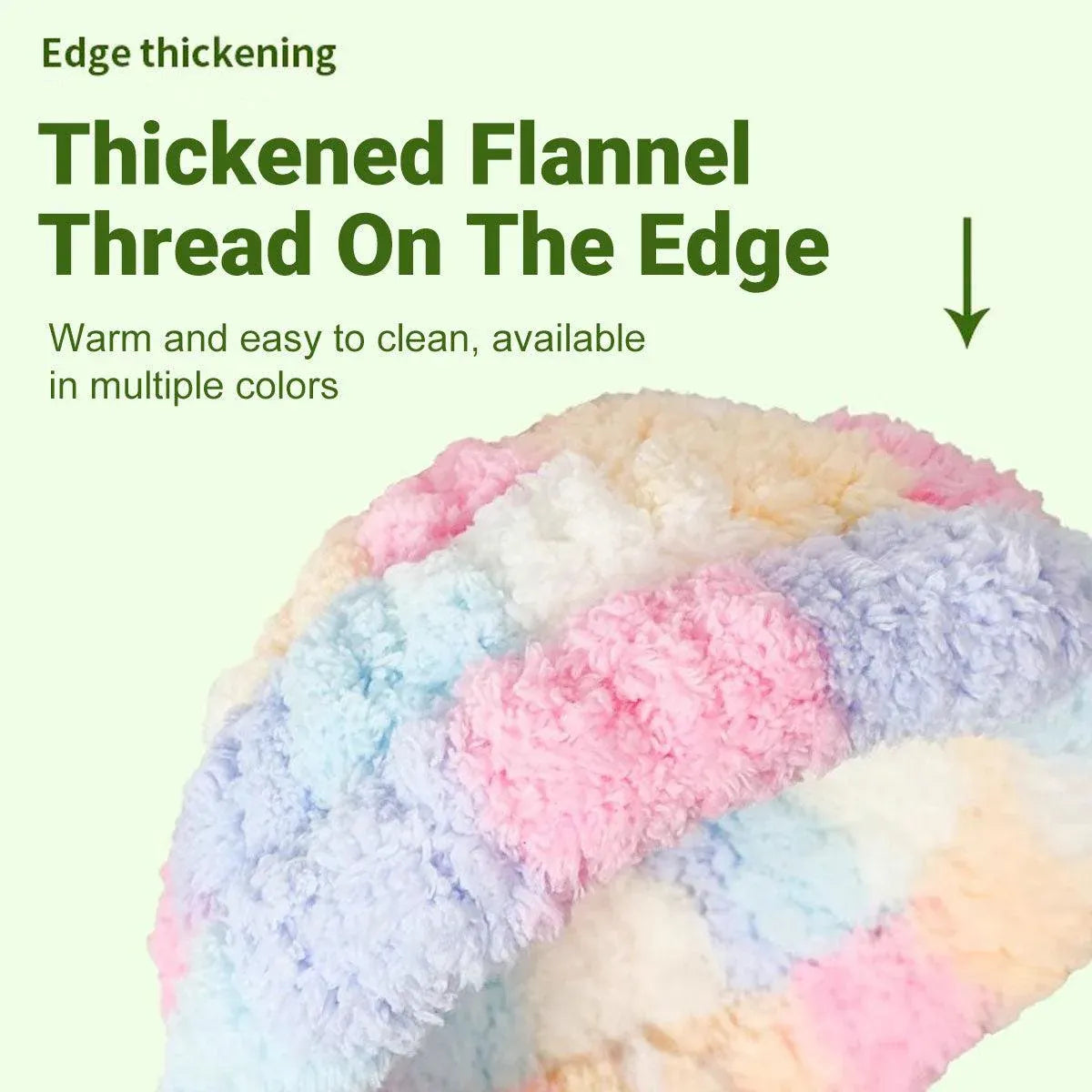 Parrot Winter Warm Nest Fluffy Cotton Hanging Bed Colourful Bird Cage House - Pink