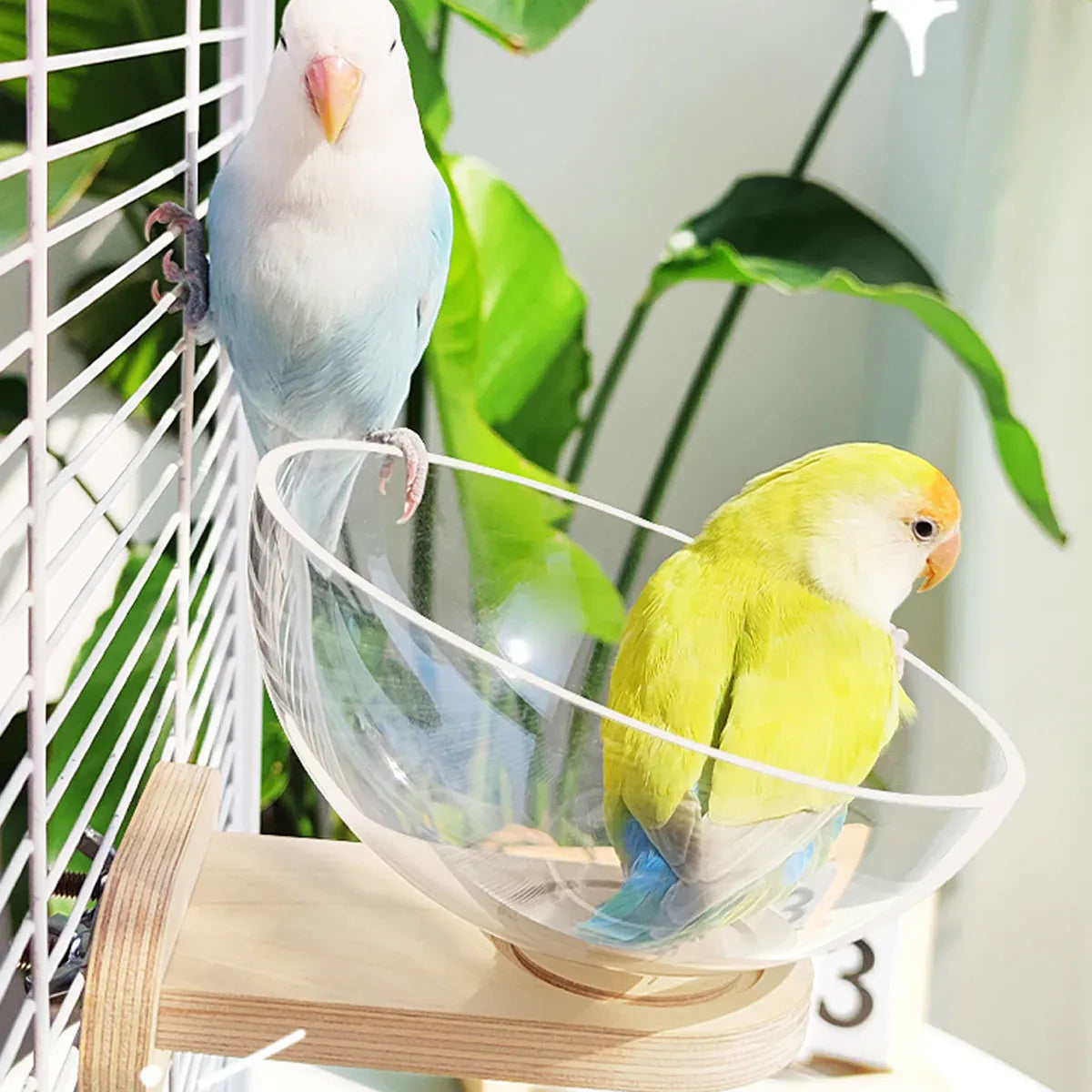 Parrot Rest Bird Nest Breathable for Small Parrots Comfortable Washable Durable - Swing Style