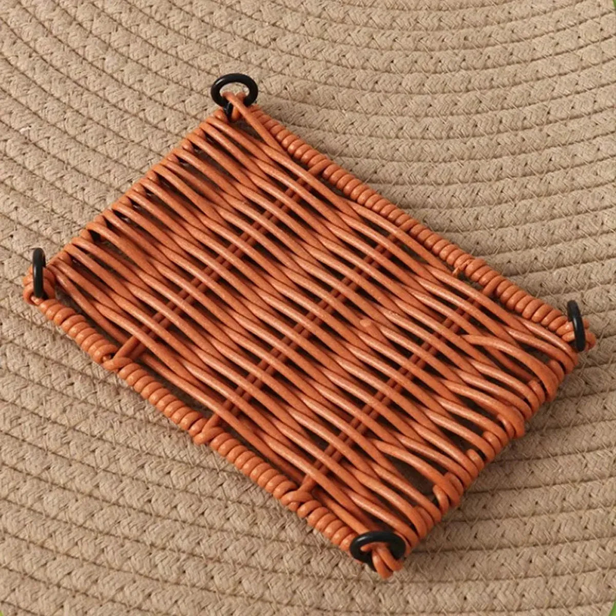 Summer Bird Nest Parrot House Rattan Like Woven Bird Home Breathable Durable