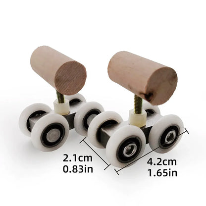 2pcs Parrot Training Pulley Bird Toy Interactive Safe Play for Small Parrots