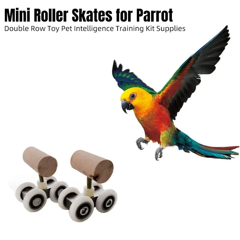 2pcs Parrot Training Pulley Bird Toy Interactive Safe Play for Small Parrots