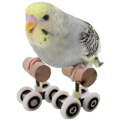 2pcs Parrot Training Pulley Bird Toy Interactive Safe Play for Small Parrots