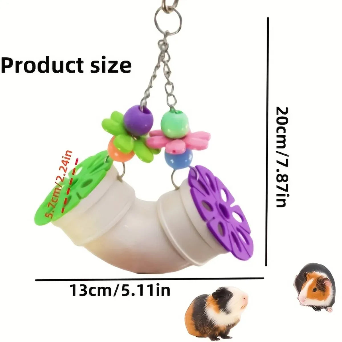 Parrot Foraging Chew Toy Interactive Puzzle Cage Bird Beak Stimulation Acrylic