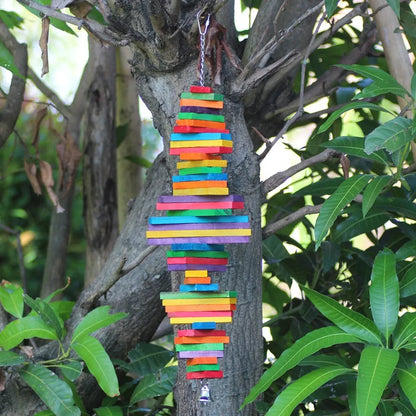 Multi Layer Parrot Beak Grinding Chew Toy For Small Medium Parrots Bird Supplies
