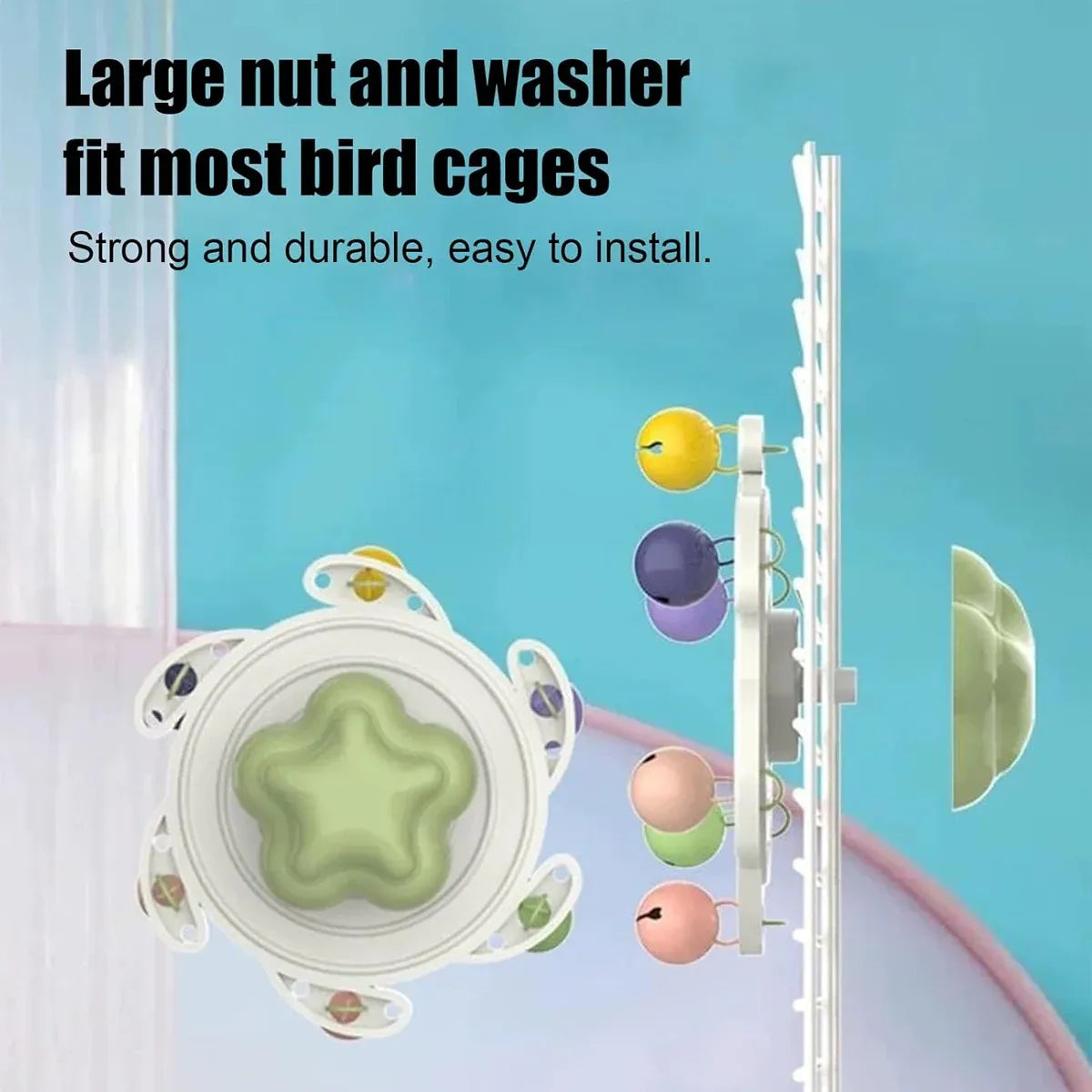 Parrot Interactive Educational Enrichment Toy Bird Play Activity