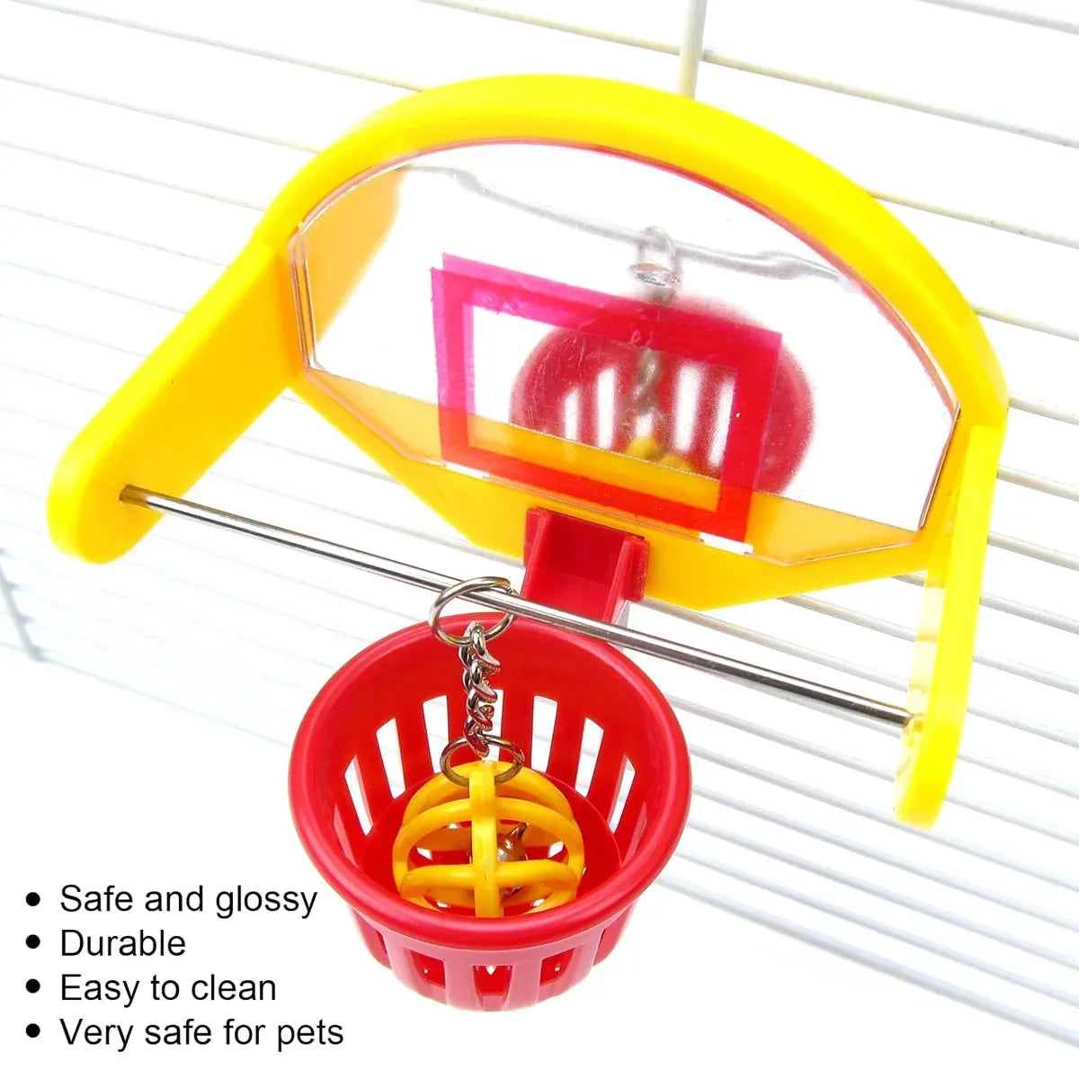 Parrot Bird Toy Training Basketball Intelligence Training Toy Small Medium Birds